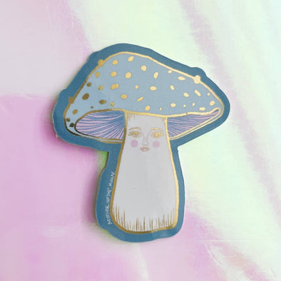 Lady Mushroom Metallic Sticker