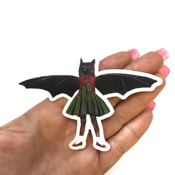 Bat Girl Vinyl Sticker