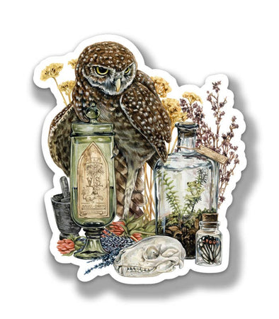 Owl Apothecary Sticker