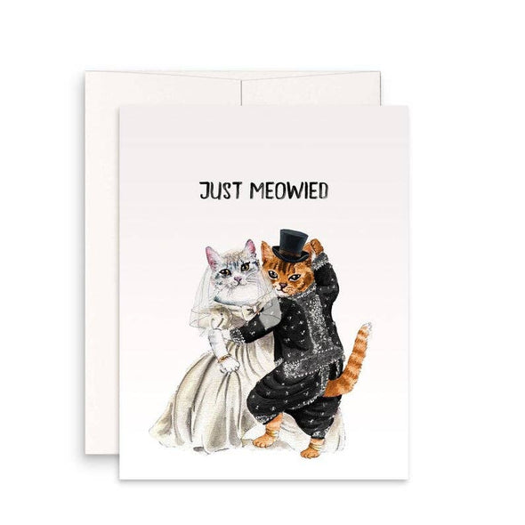 Cat Wedding Dance Wedding Card