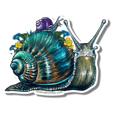Pair of Snails Sticker