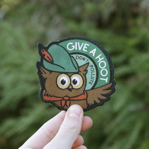Woodsy Owl Iron On Patch