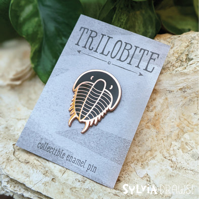 Trilobite Enamel Pin