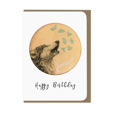 Wolf Howl Birthday Card