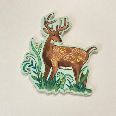 Buck Deer Vinyl Sticker
