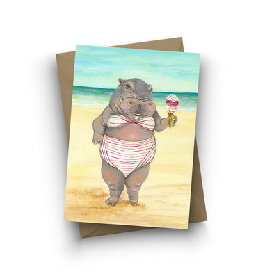 Delores's Day Off Greeting Card