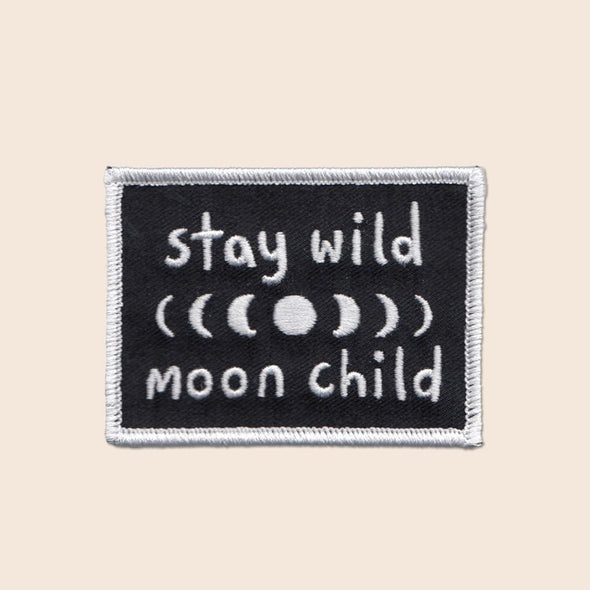 Stay Wild Moon Child Iron-On Patch