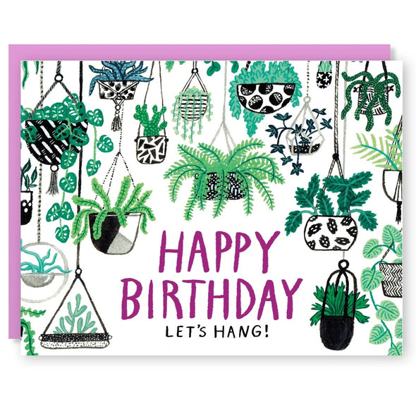 Let's Hang Birthday Card