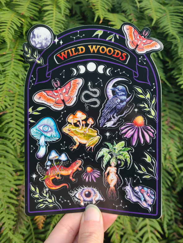 Wild Woods Magical Forest Sticker Sheet