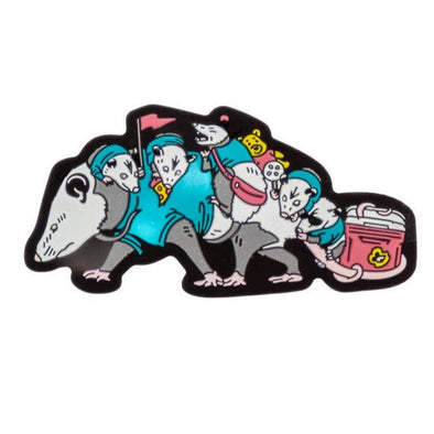 Road Trippin' Opossums Silicone Patch