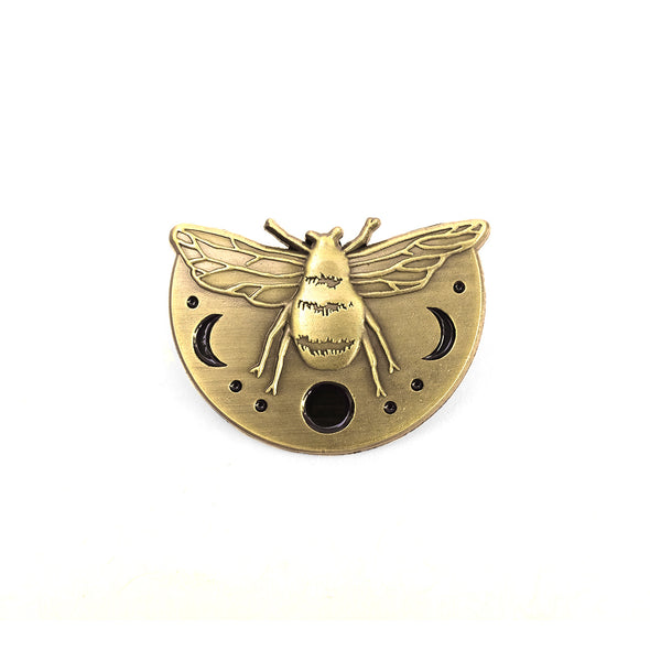 Lunar Bee Enamel Pin