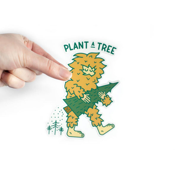 Sasquatch Plant A Tree Sticker