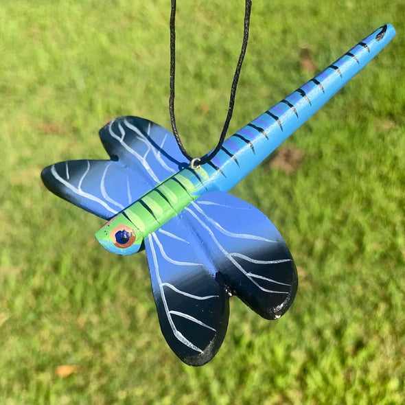 Hand-Carved Dragonfly Ornament