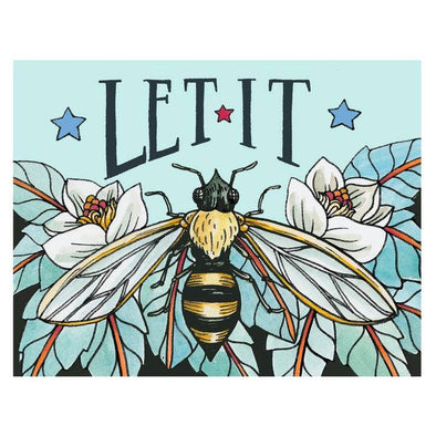 Let It Bee Art Print (8" x 10")