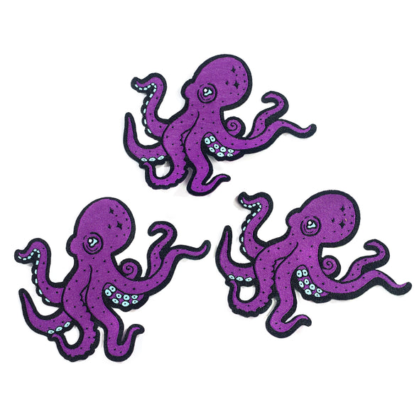 Octopus Iron-On Patch