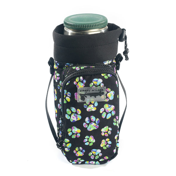 Stay Pawsitive Water Bottle Carrier