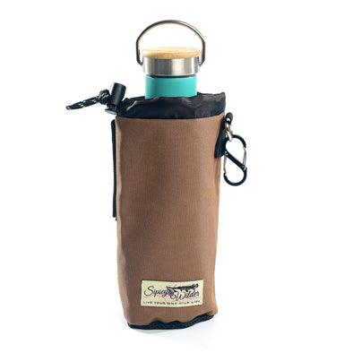 Prairie Brown Water Bottle Holder