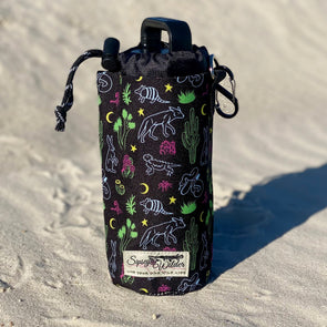 Neon Desert Water Bottle Holder