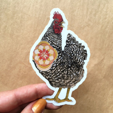 Decorative Chicken Vinyl Sticker