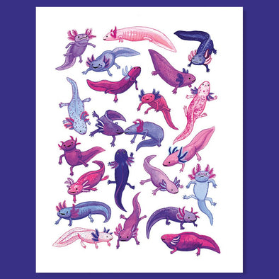A Lotta Axolotl Print (8x10)