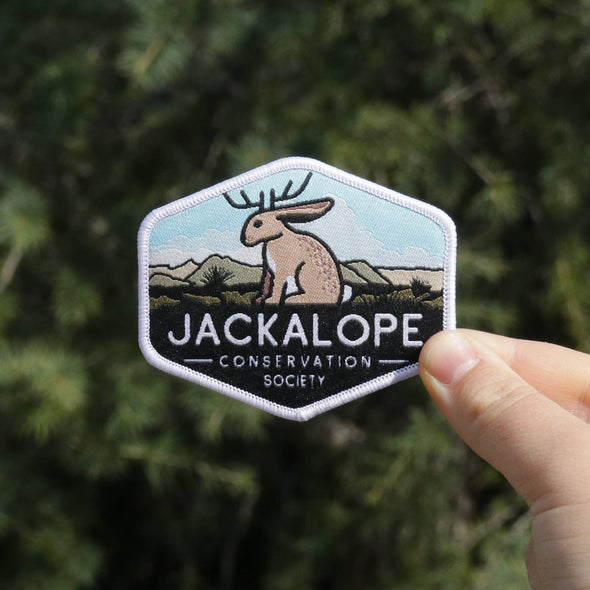 Jackalope Conservation Society Iron On Patch