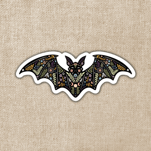 Magical Boho Bat Vinyl Sticker