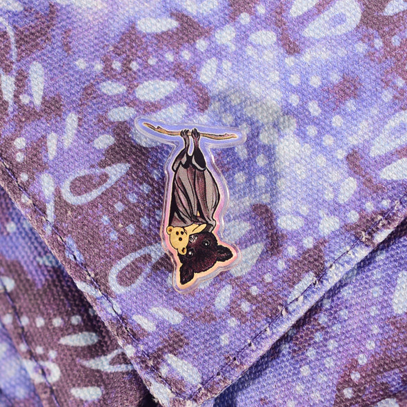 Cuddle Buddies Bat Acrylic Pin