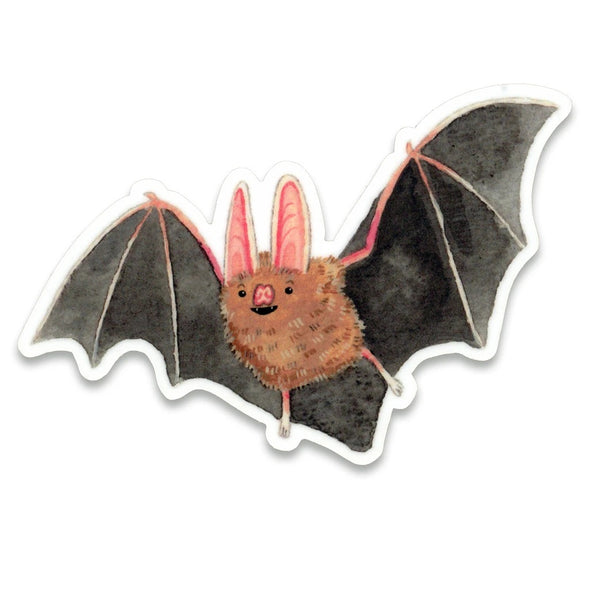 Flying Bat Vinyl Sticker