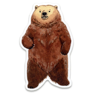 Grizzly Bear Vinyl Sticker