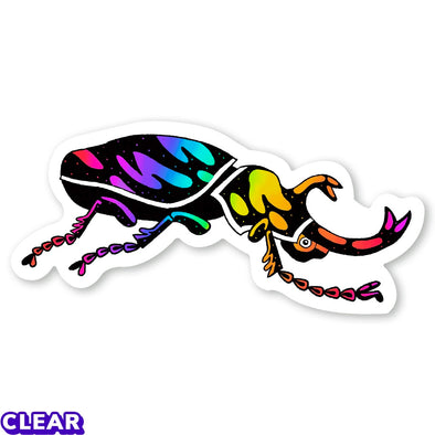Rhinoceros Beetle Vinyl Sticker