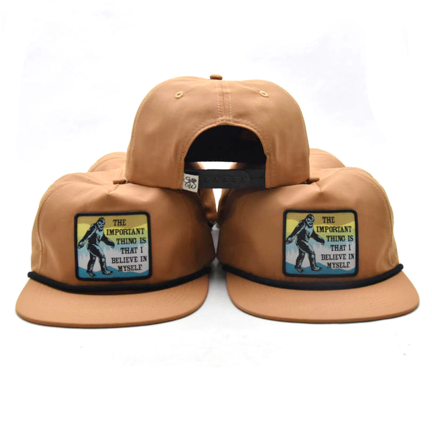 Bigfoot Believe Rope Hat (Camel Brown) – Sipsey Wilder