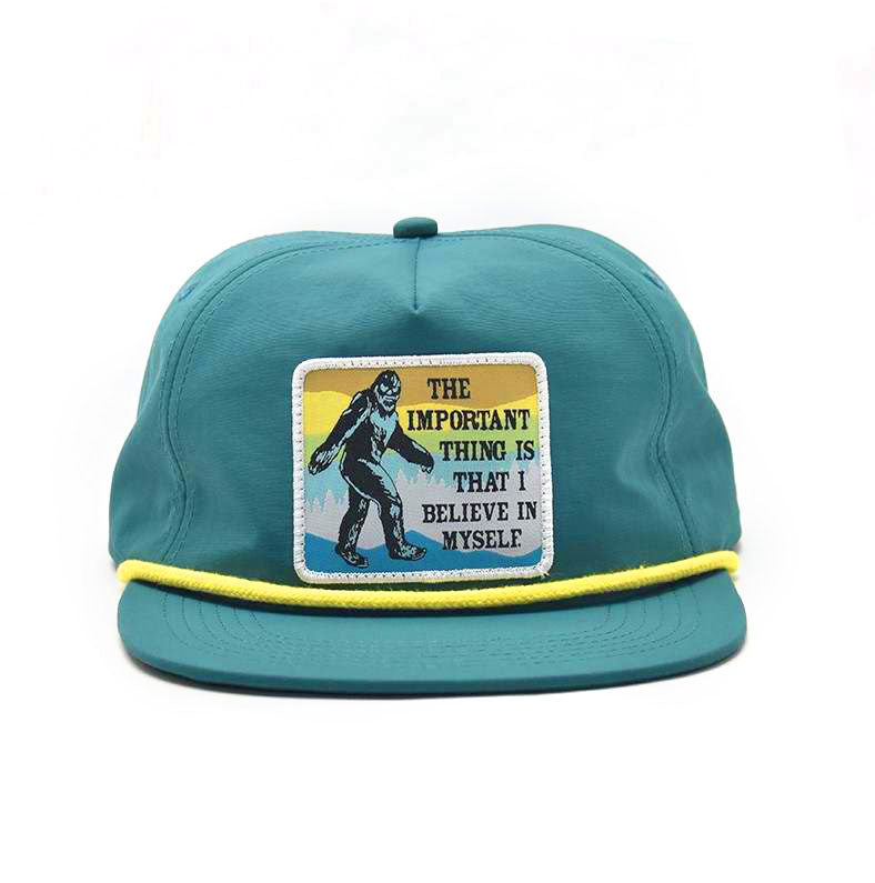 Bigfoot Believe Rope Hat (Teal) – Sipsey Wilder