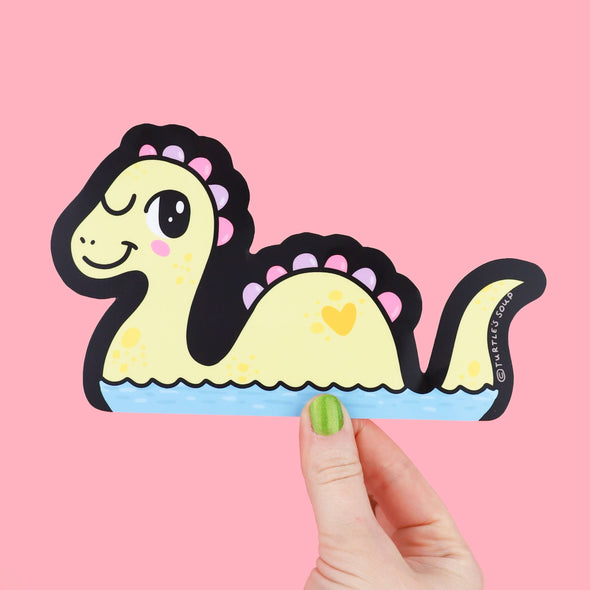 Nessie Loch Ness Monster Peek-A-Boo Vinyl Sticker