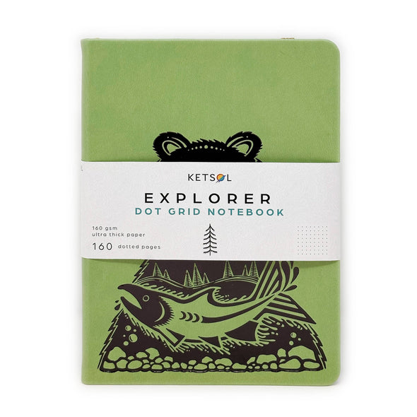 Sockeye & Bear Explorer Notebook (Green)