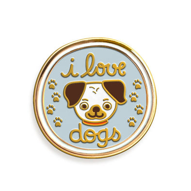 Love Dogs Enamel Pin