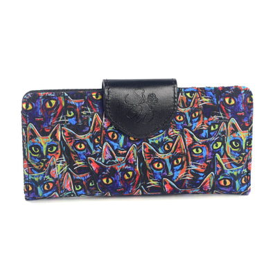 Cool Cats Long Wallet