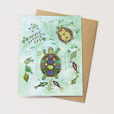 Father's Day Turtle Pond Card