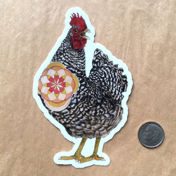 Decorative Chicken Vinyl Sticker