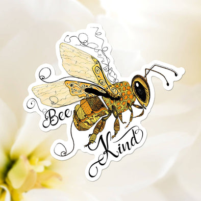 Bee Kind Honeybee Sticker