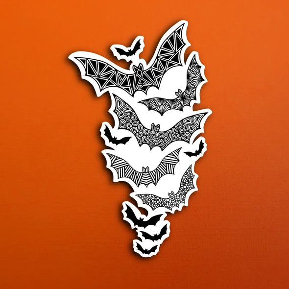 Midnight Bats Sticker