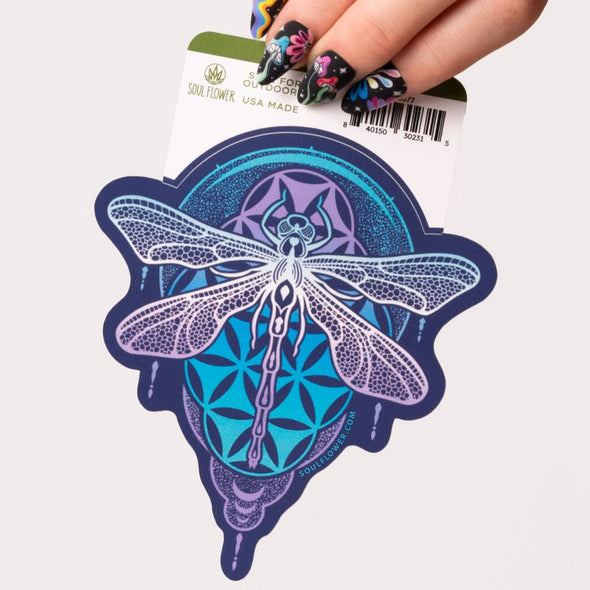 Dragonfly Mandala Sticker