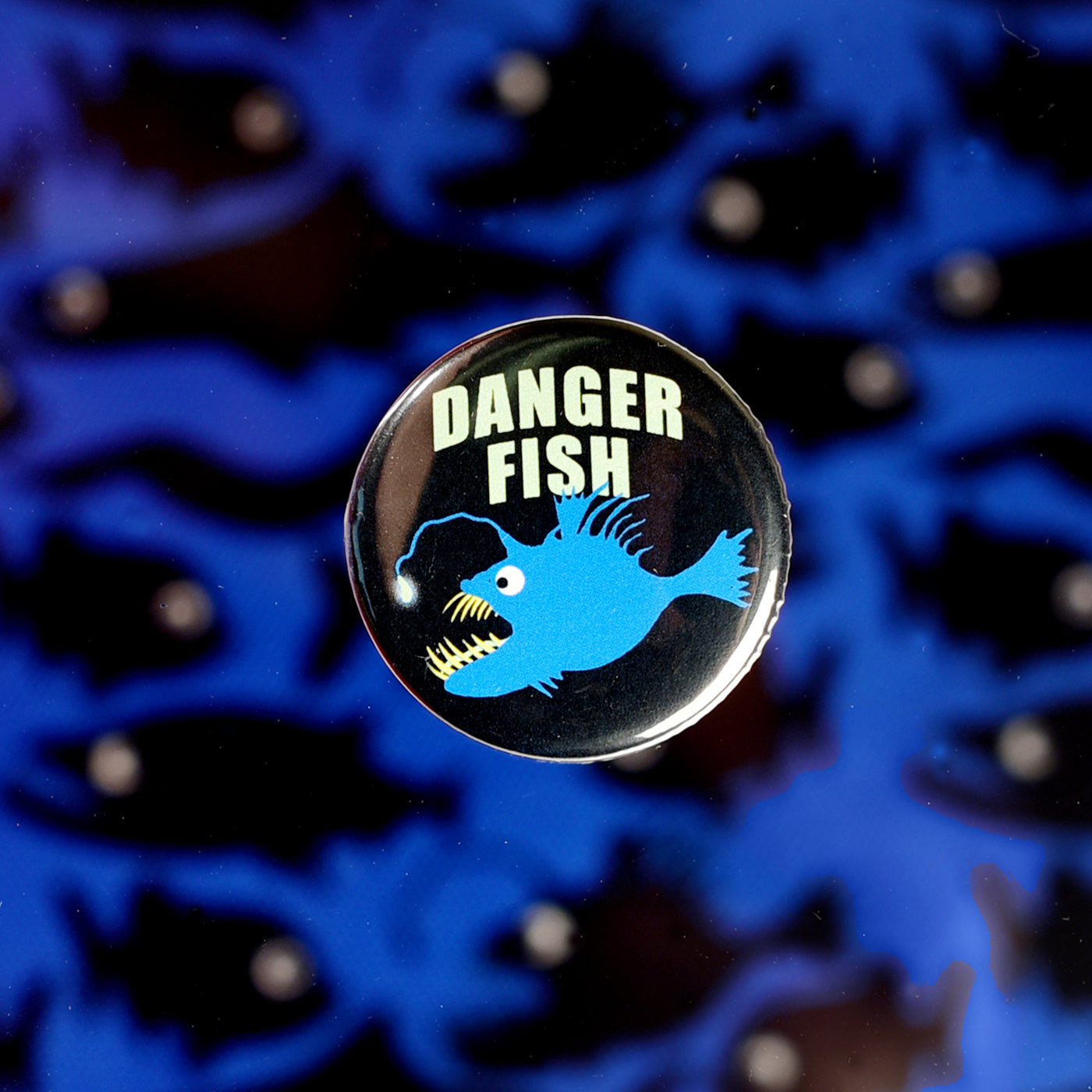 Danger Fish 1.25 Pinback Button – Sipsey Wilder