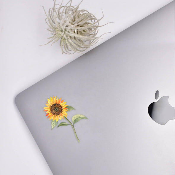 Sunflower Floral Sticker