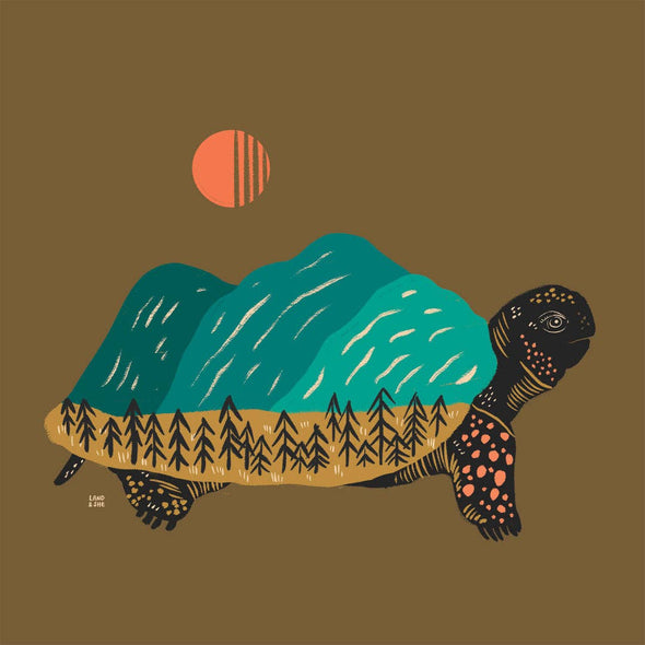 Mountain Turtle Print (8x8)
