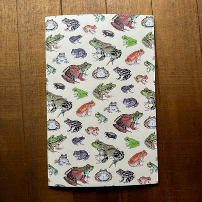 Frogs and Toads Handmade 5" x 8" Journal (Dot Grid)
