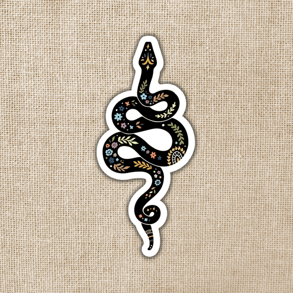 Magical Boho Snake Vinyl Sticker