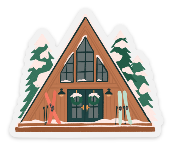 Clear Ski Lodge Sticker