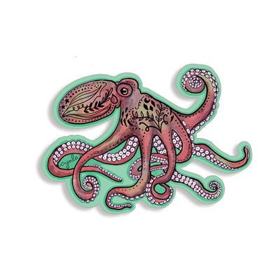 Decorative Octopus Vinyl Sticker