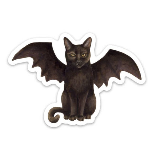 Little Bat Cat Vinyl Sticker