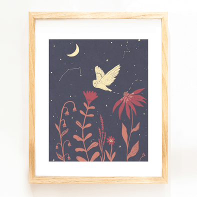 Night Owl Print (8x10)